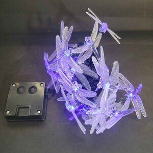 Set of Luminar Solar-Powered Dragonfly String Lights